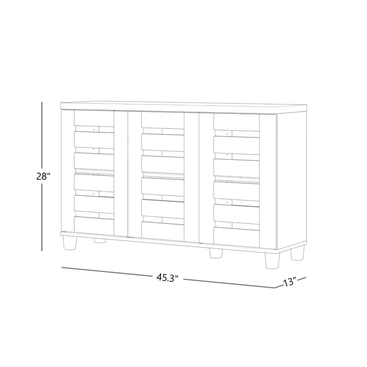 Lismore 16 Pair Shoe Storage Cabinet