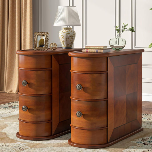 💥$59 Only today💥Wood End Table Set of 2